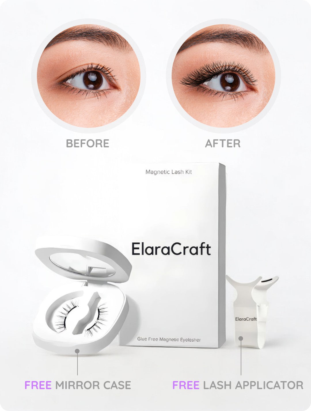 ElaraCraft™  Magnetic Lashes