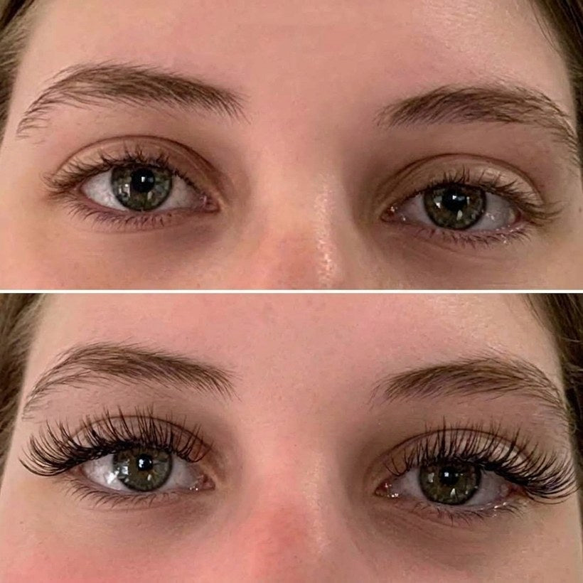 Before and after, same customer